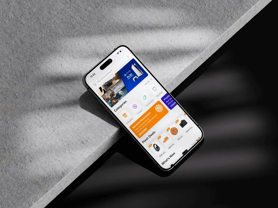 Turboo Delivery app on a phone